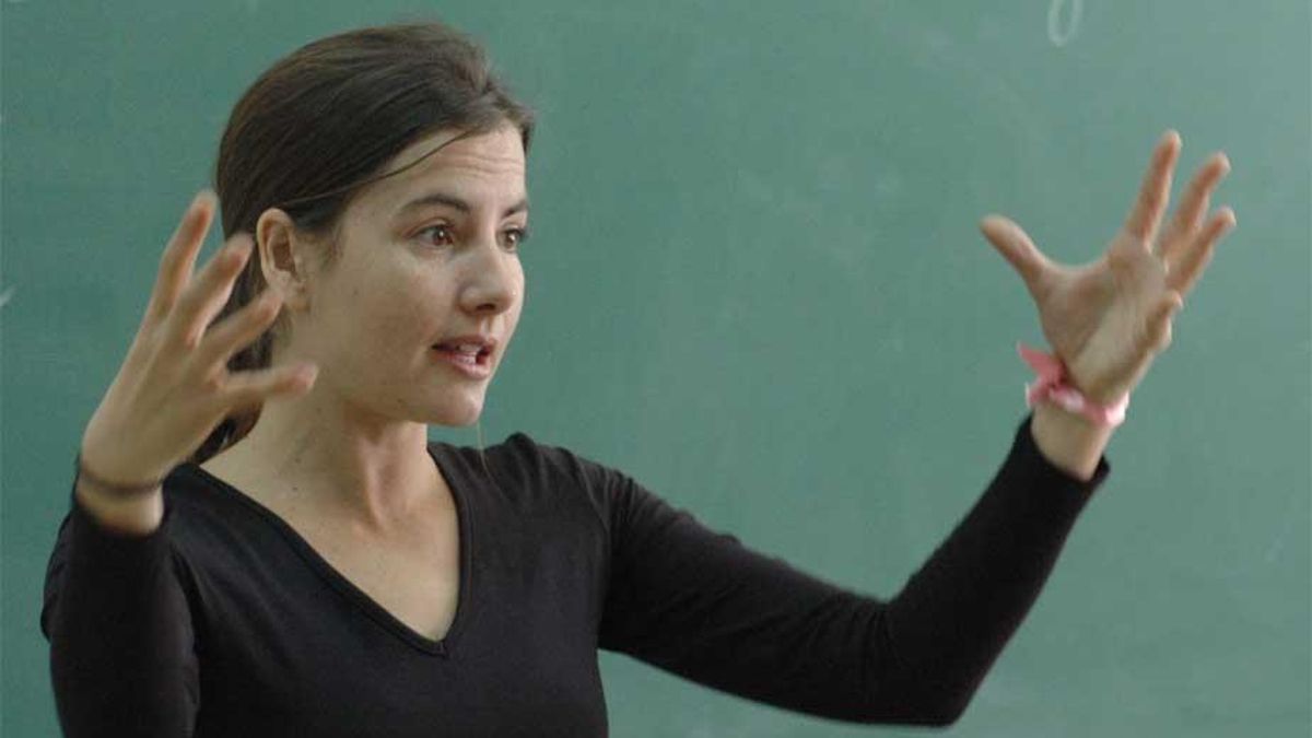 La cuentista Maria Buenadicha.