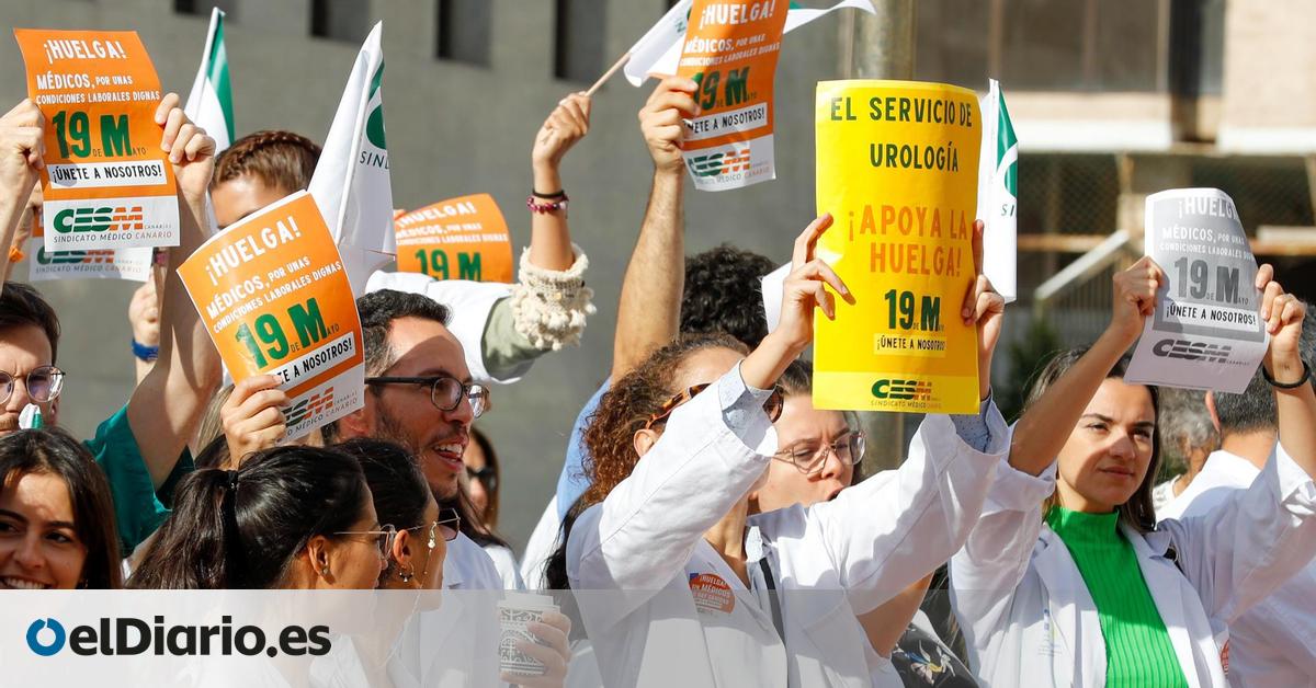 Los médicos canarios vuelven a la huelga contra el Estatuto Marco que propone Sanidad
