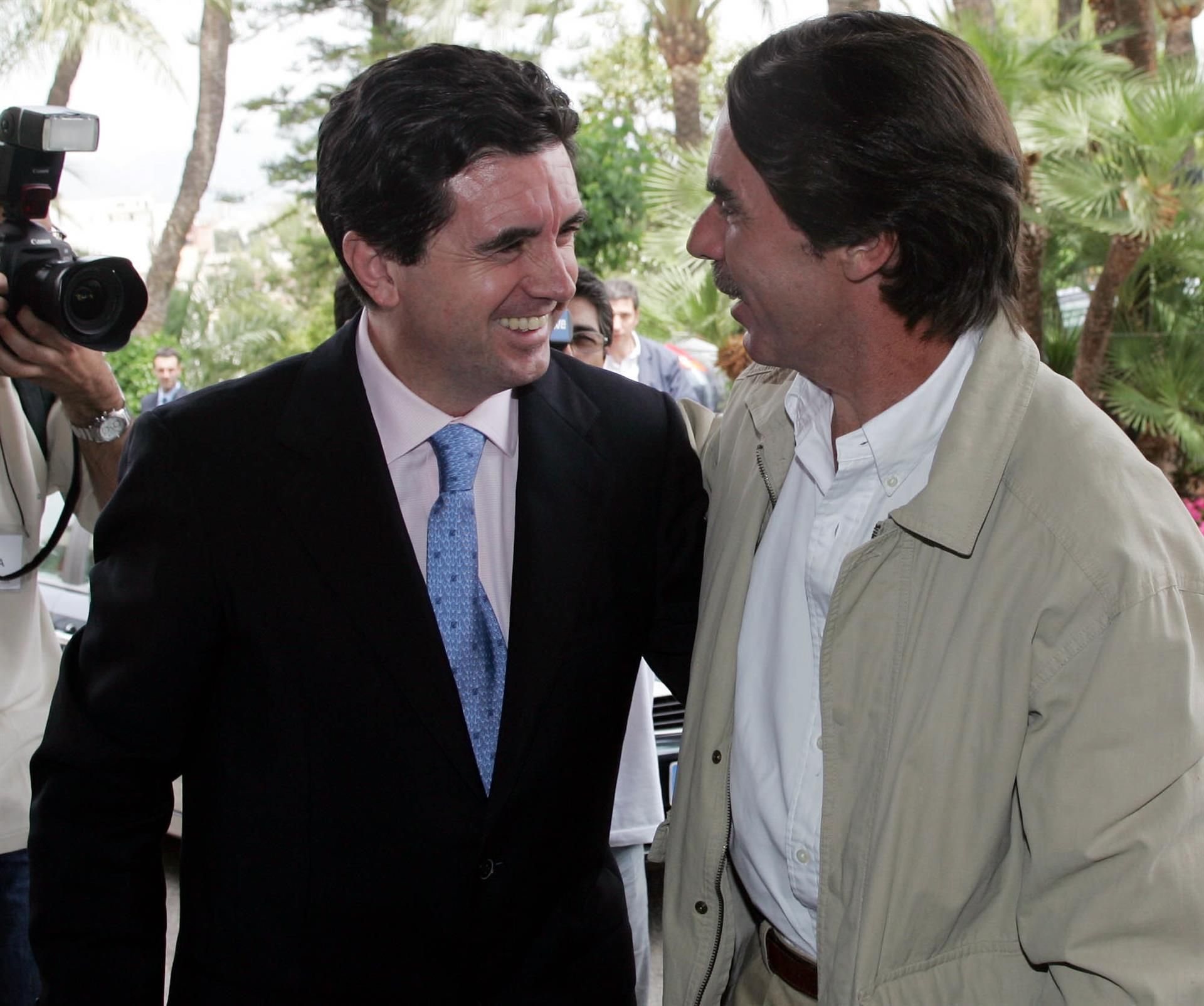 Jaume Matas y José María Aznar, durante un acto celebrado en mayo de 2005 en Palma