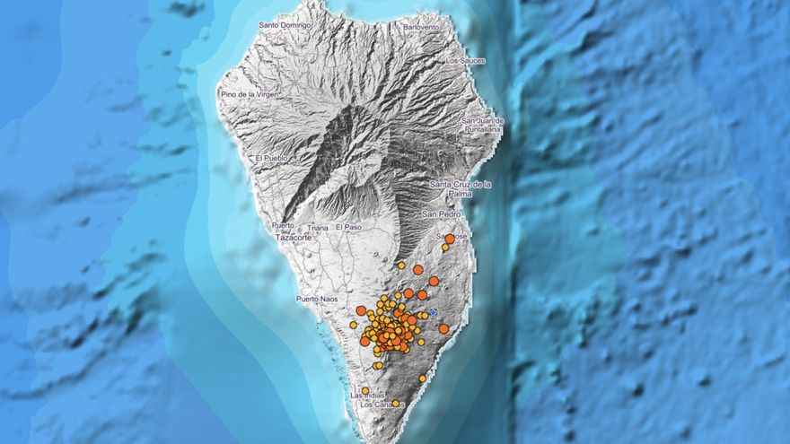 La Palma registra 14 terremotos en las primeras horas del miércoles, uno de magnitud 3,6