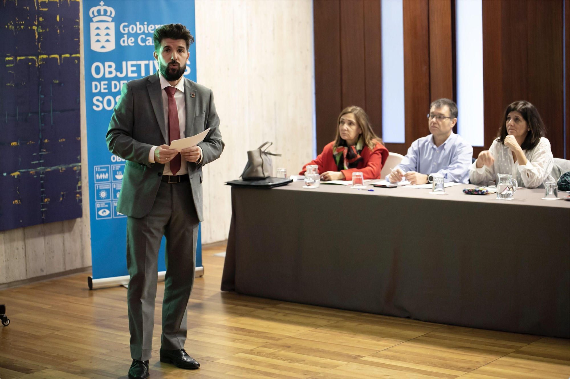 Intervención de David Padrón.