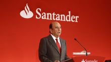 El presidente del Banco Santander, Emilio Botín