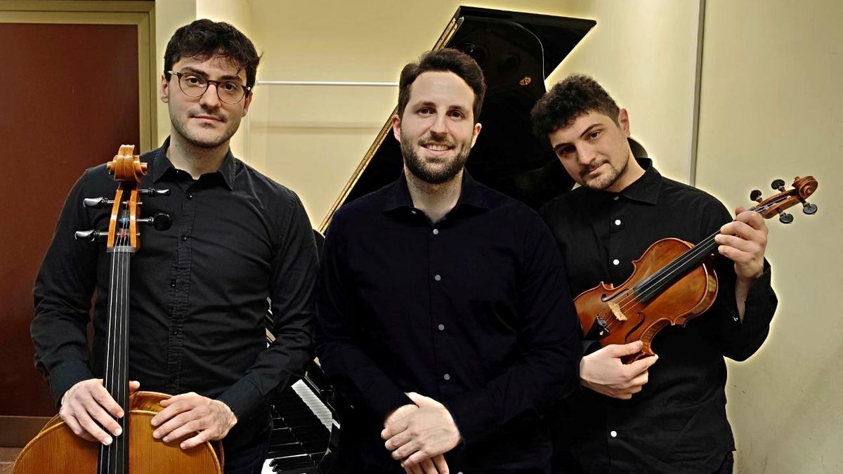 Un trío italiano de jóvenes talentos cierra el fin de semana musical en la Sala Eutherpe