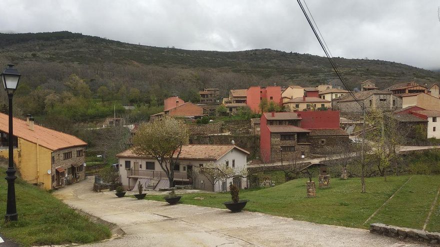 Panorámica de la localidad madrileña Puebla de la Sierra