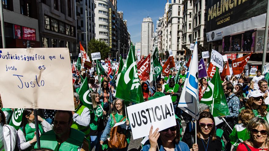 Juzgados a medio gas por la huelga de funcionarios