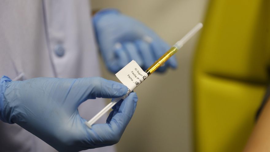 Vacuna contra la covid-19 desarrollada por el laboratorio alemán CureVac. EFE/LUIS TEJIDO/Archivo