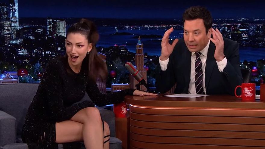 Úrsula Corberó sorprendió a Jimmy Fallon con su anécdota personal con Madonna