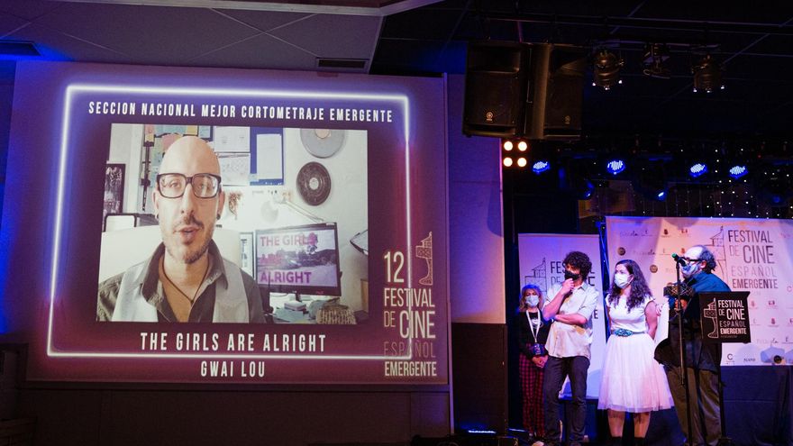Gwai Lou,  Mejor Cortometraje Emergente Nacional con  'The girls are alright'