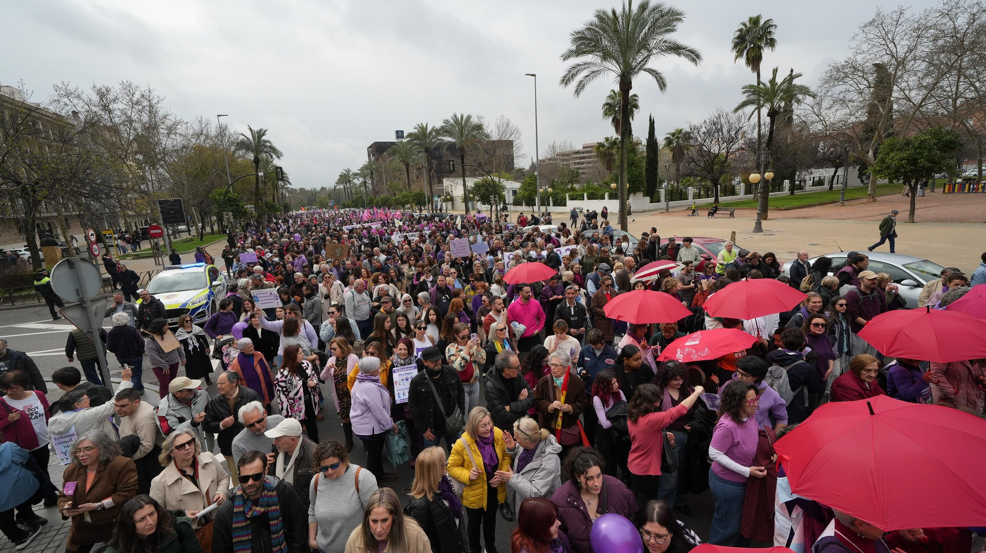 La manifestación del 8M, en imágenes