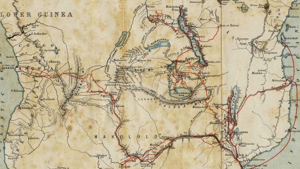 Los porteadores africanos mantuvieron vivas aquellas caravanas