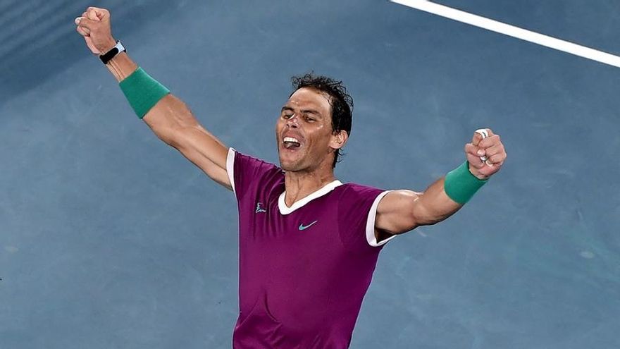 Rafael Nadal remontó ante Medvedev y alcanzó el récord de 21 títulos de Grand Slam