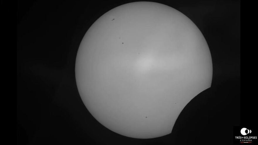 Imagen del eclipse