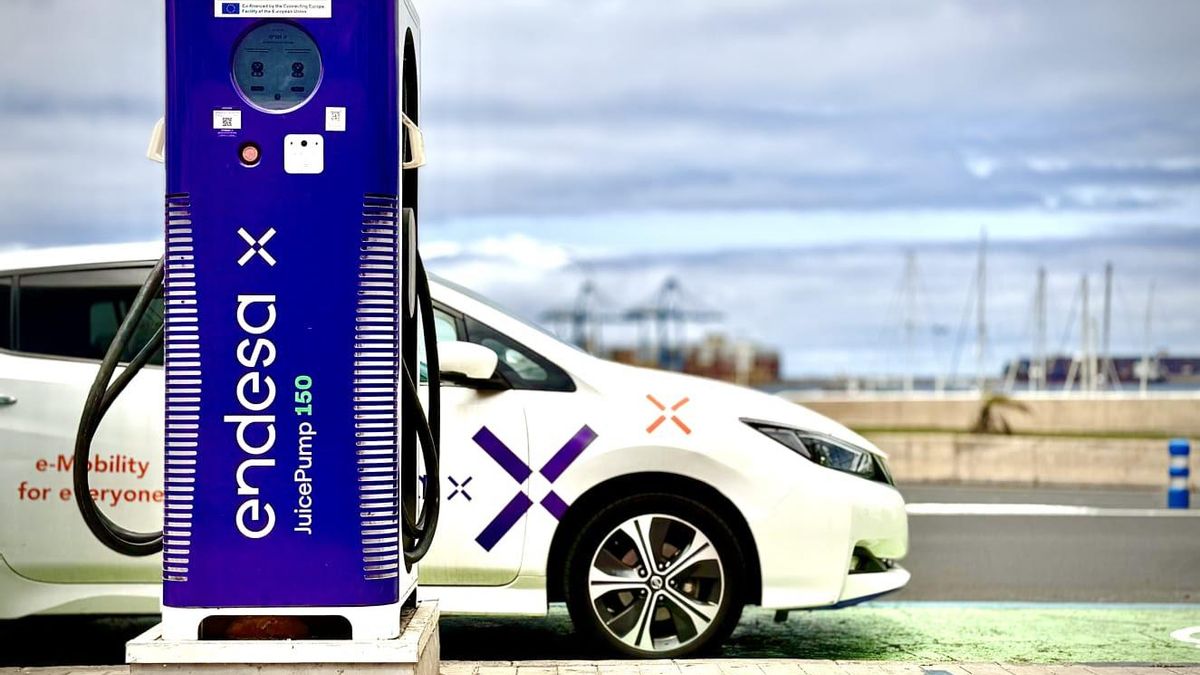 Punto de recarga de Endesa.
