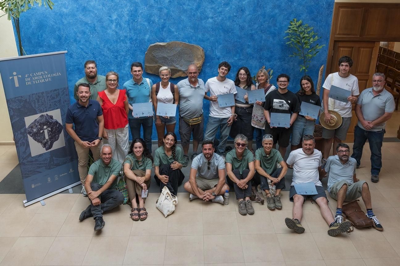 Finaliza el IV Campus de Arqueología de Tijarafe, una experiencia única en Canarias.