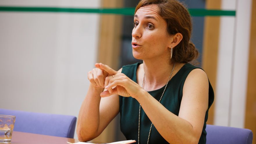 Mónica García en la entrevista con eldiario.es.