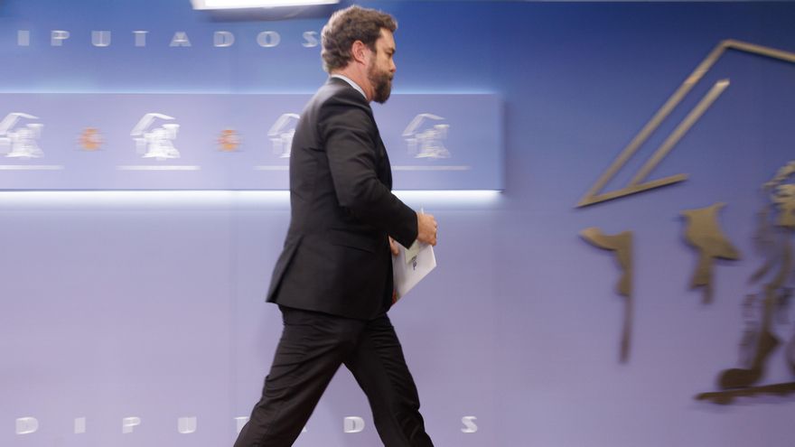 El portavoz de Vox en el Congreso, Iván Espinosa de los Monteros.