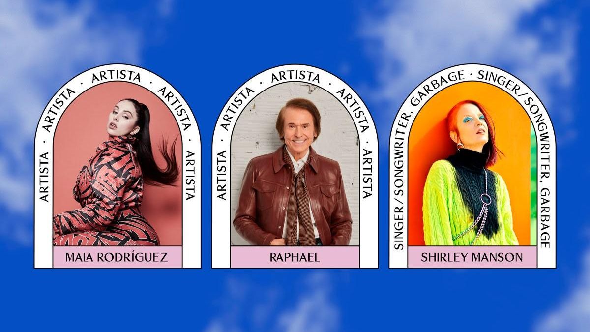 Mala Rodríguez, Raphael y Shirley Manson, de Garbage, en el BIME PRO 2021