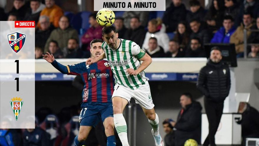 ¡Empata el partido el Córdoba CF!