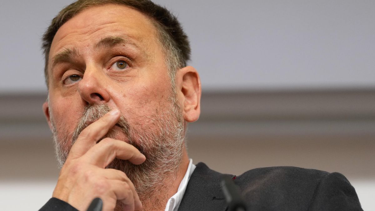 Junqueras, en rueda de prensa este sábado