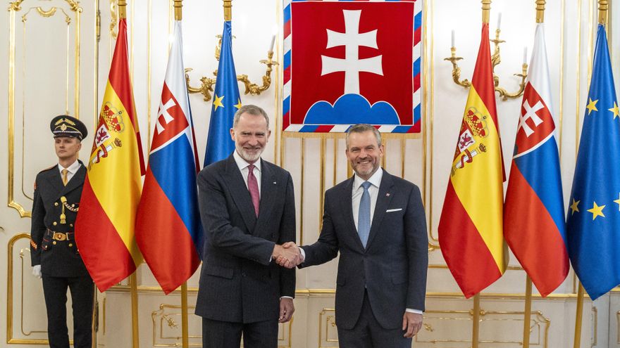 Felipe VI llega a Eslovaquia para visitar a las tropas españolas del despliegue de la OTAN ante Rusia