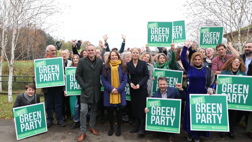 Los Verdes ganan terreno como tercera fuerza política de Inglaterra y Escocia