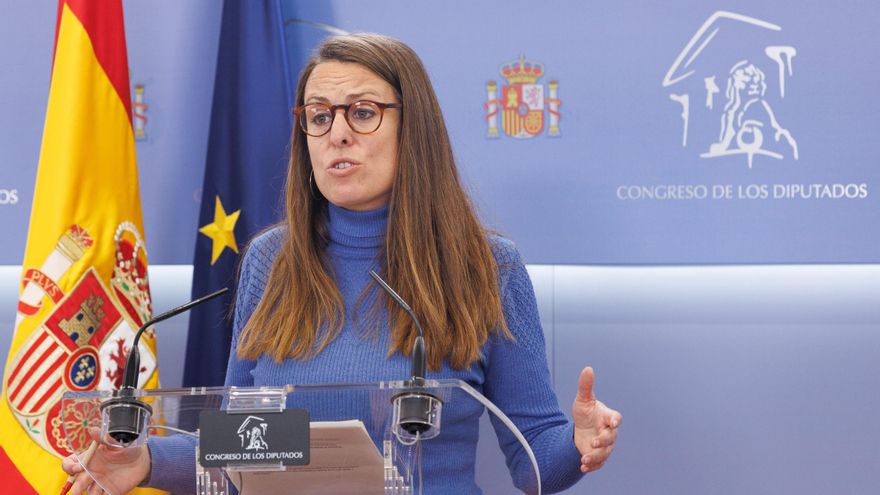 La portavoz de la CUP en el Congreso, Mireia Vehí.
