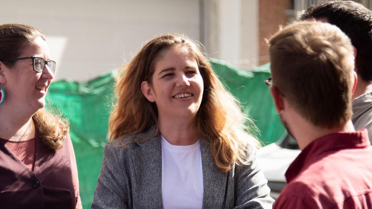 La candidata a liderar IU Madrid, Yolanda Hidalgo.