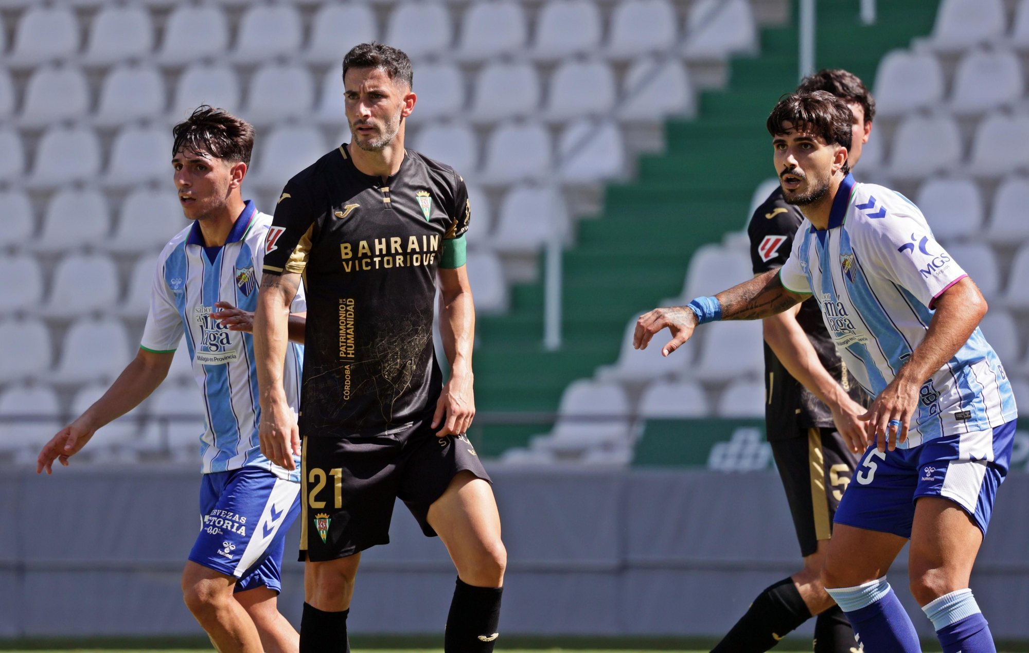 Entrenamiento conjunto entre Córdoba CF y Málaga CF