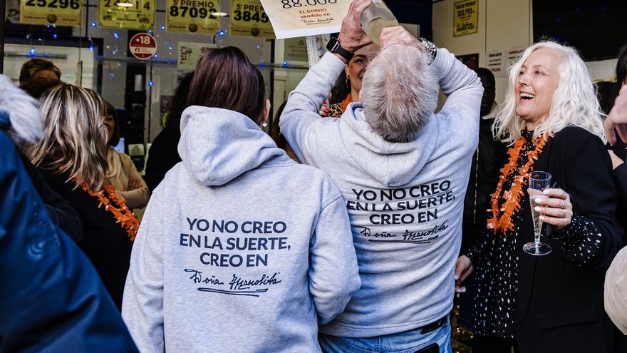 Ganadores del Gordo en Doña Manolita.