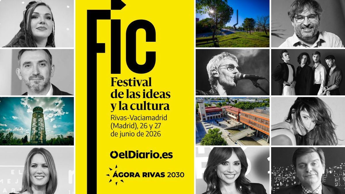 Marc Giró, Ariel Rot, La Bien Querida, Arde Bogotá, Silvia Intxaurrondo, Inés Hernand, Jordi Évole, Marta Flich y Aimar Bretos, en el V Festival de las Ideas y la Cultura de elDiario.es en Rivas-Vaciamadrid