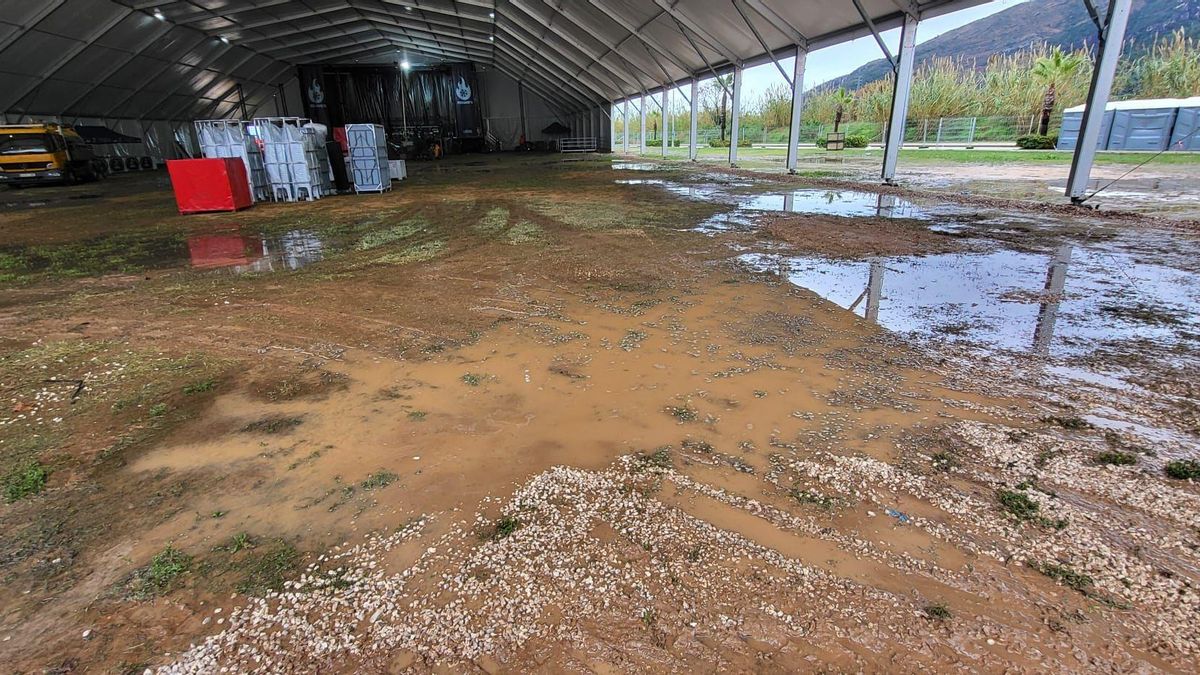 Cancelado el Festivern al quedar el recinto y zona de acampada "impracticables" por las lluvias