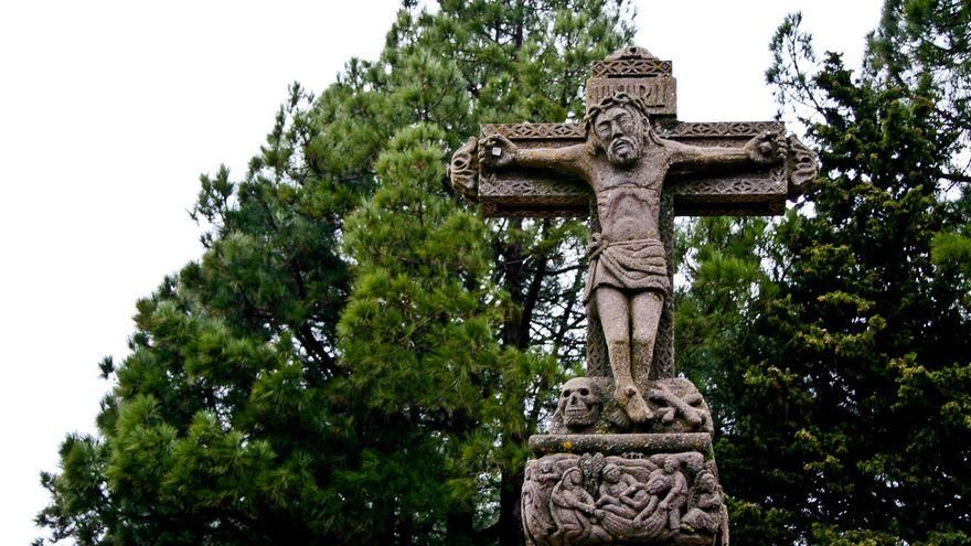 Crucero de Cruz de Tejeda. aquí confluyen la mayor parte de los caminos de la cumbre de Gran Canaria.