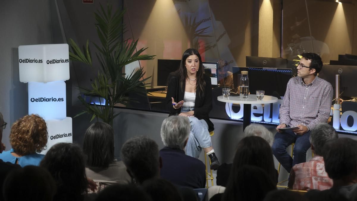 En la redacción con Gabriela Sánchez, en imágenes