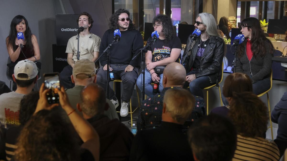 La banda Alcala Norte en la redacción de elDiario.es