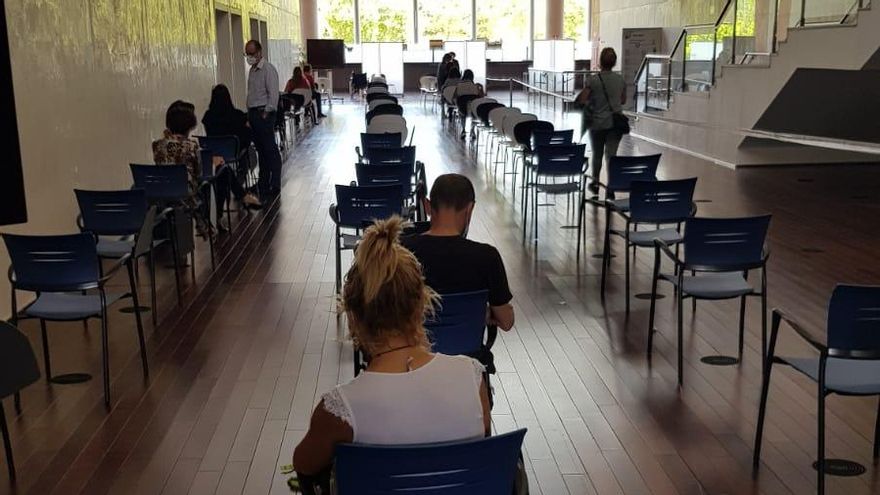 La sala de espera del Auditorio Miguel Delibes.