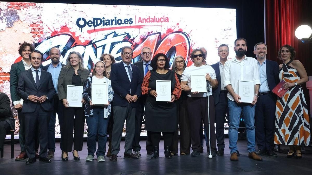 El poder de la calle centra la gala anual de los Premios 'Gente de 10' organizada por elDiario.es Andalucía