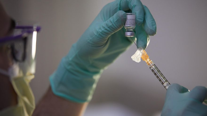 Imagen de archivo de la vacunación en EEUU.