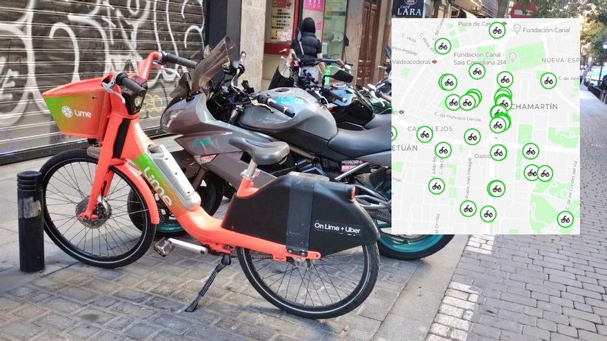 Ultimátum del Ayuntamiento a Lime para que retire sus bicis en Madrid mientras la empresa le acusa de "imponer Bicimad"