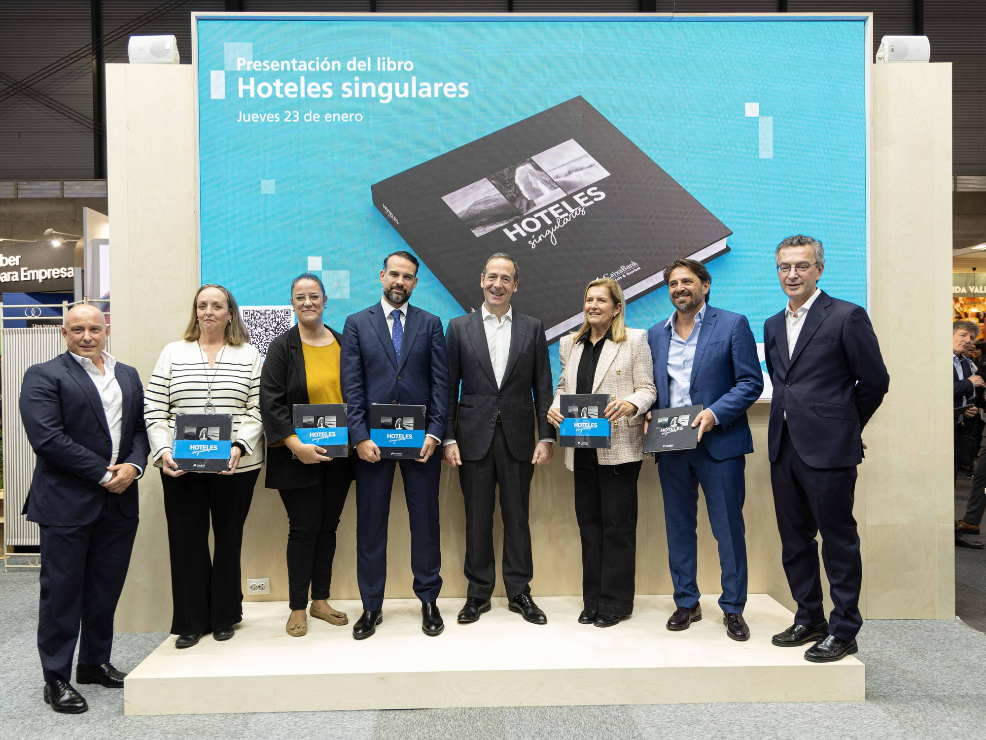 Presentación del libro 'Hoteles singulares de España' de CaixaBank.
