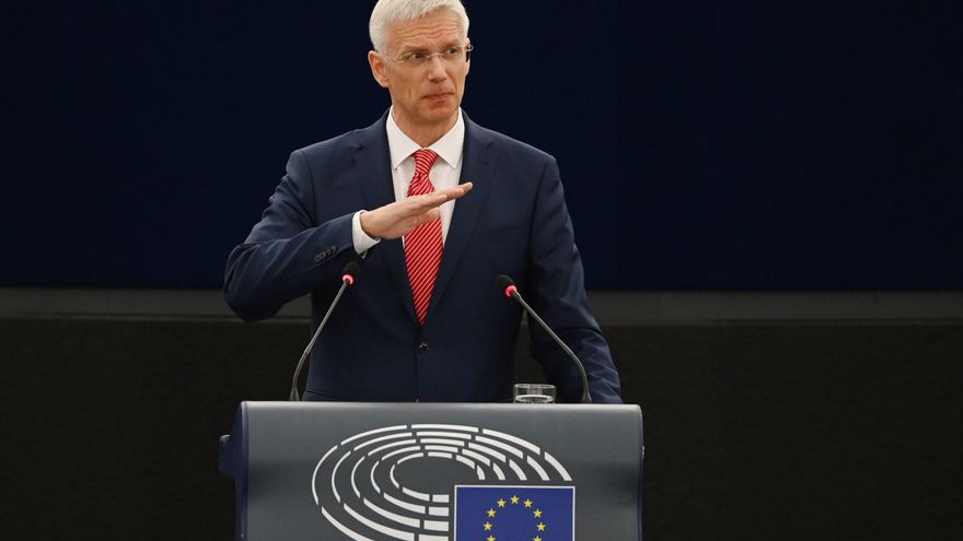 Foto de archivo del primer ministro letón, Krisjanis Karins. EFE/ Patrick Seeger