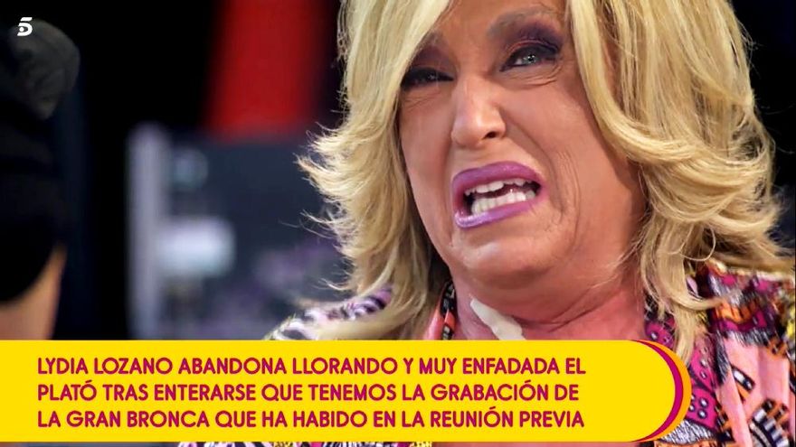 Lydia Lozano amenaza con abandonar 'Sálvame' tras discutir con Kiko Hernández: "¿Pero dónde coño trabajo?"