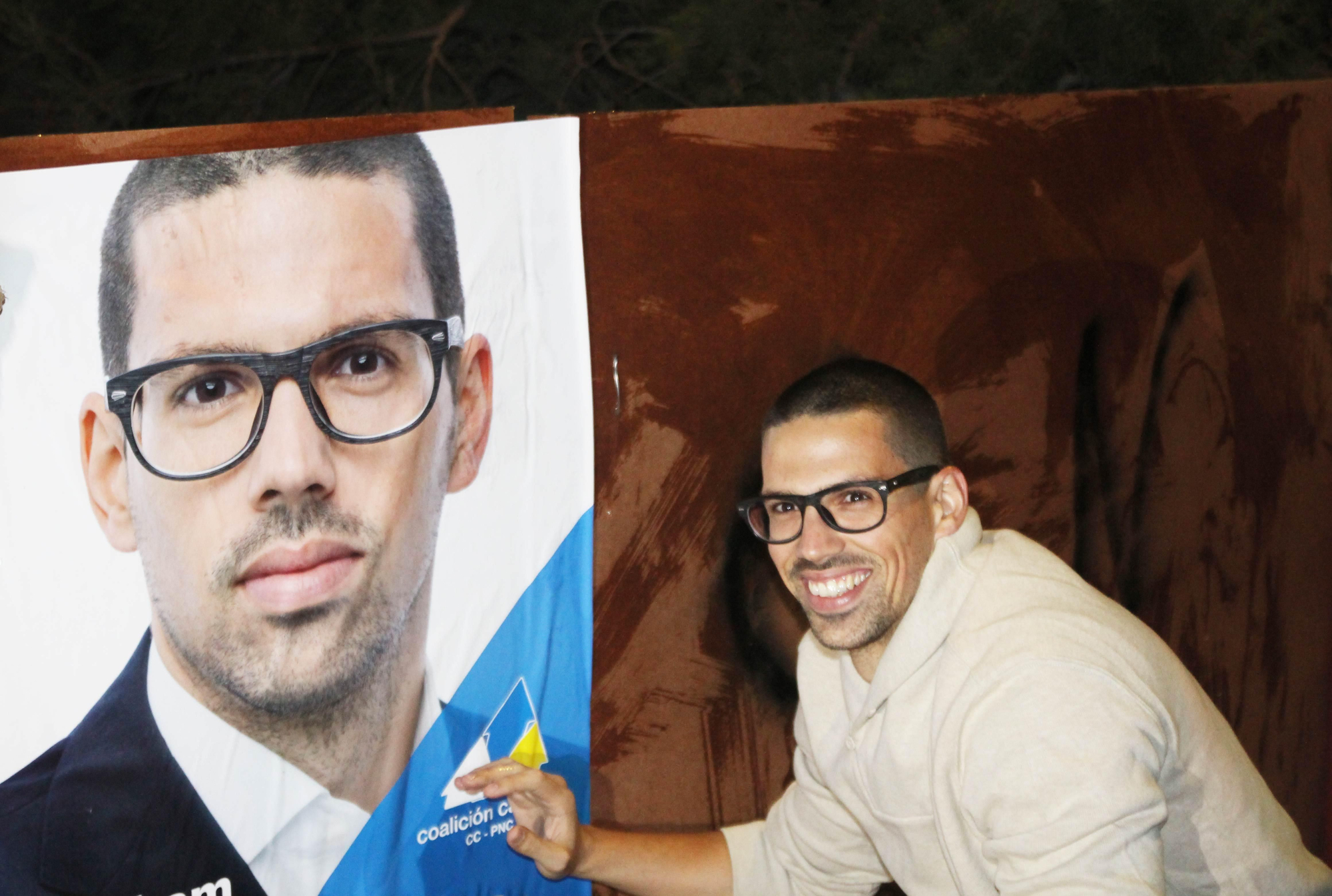 El candidato por CC, Abraham Darias