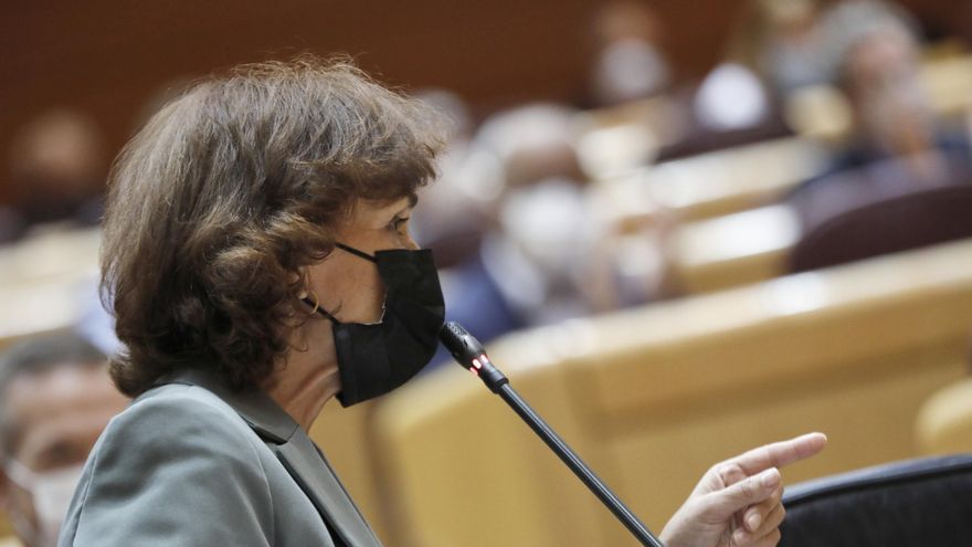 La vicepresidenta primera, Carmen Calvo