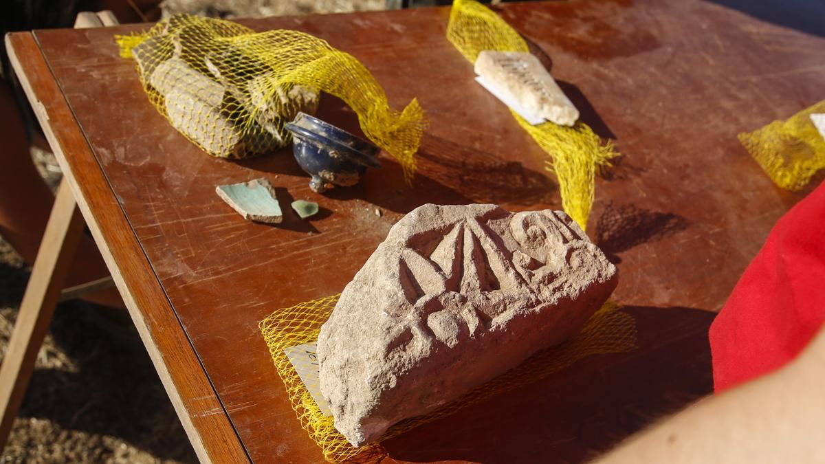 Trabajos en el yacimiento de Cercadillas