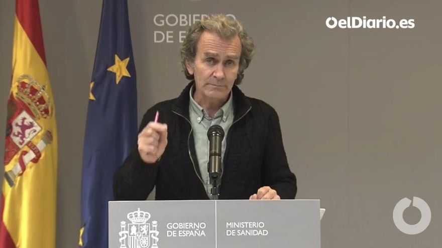 Fernando Simón en rueda de prensa.