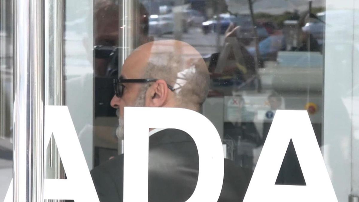 Javier Gómez Fidalgo, a su entrada a los juzgados