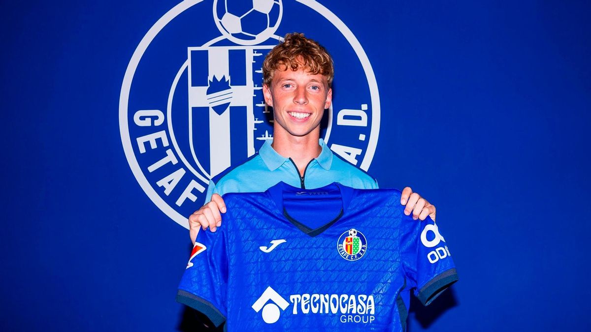 George Andrews, con la camiseta del Getafe