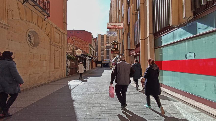 La entrada al pasaje de Ordoño II.