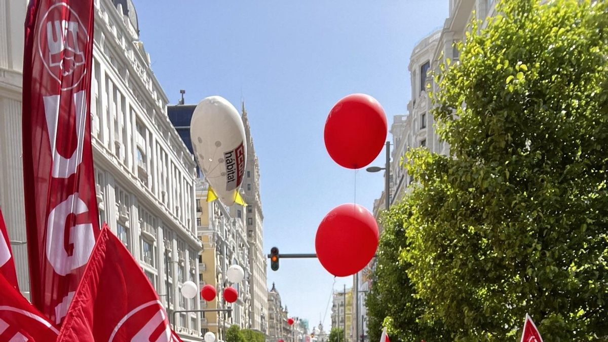 Manifestación del 1 de Mayo en Granada
