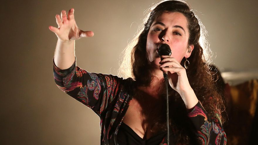 La cantante Silvia Pérez Cruz durante una actuación. EFE/ Kiko Huesca/Archivo